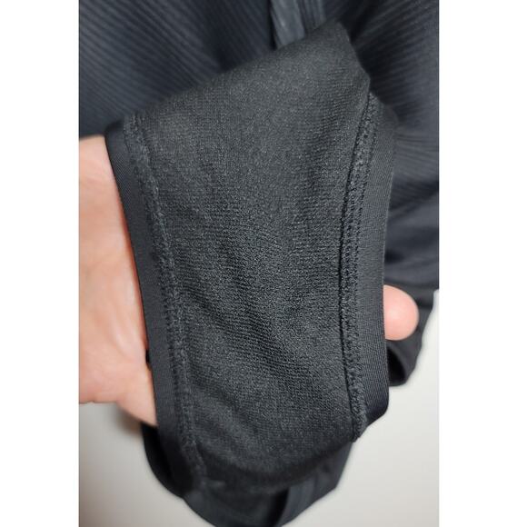 Swimsuits For All Ribbed Surplice One Piece Swimsuit Black 18 - Picture 7 of 9